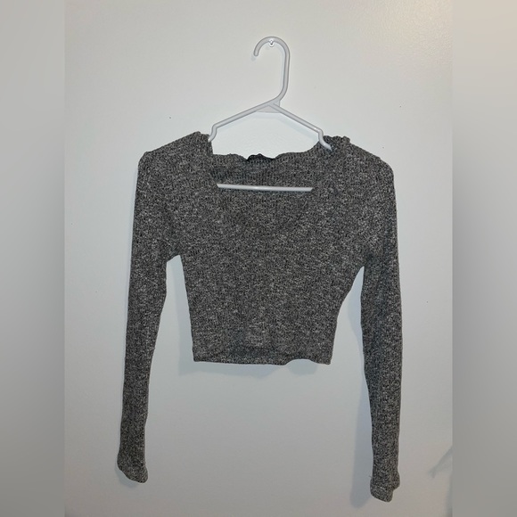 Fashion nova knit cropped hoodie - Picture 1 of 4